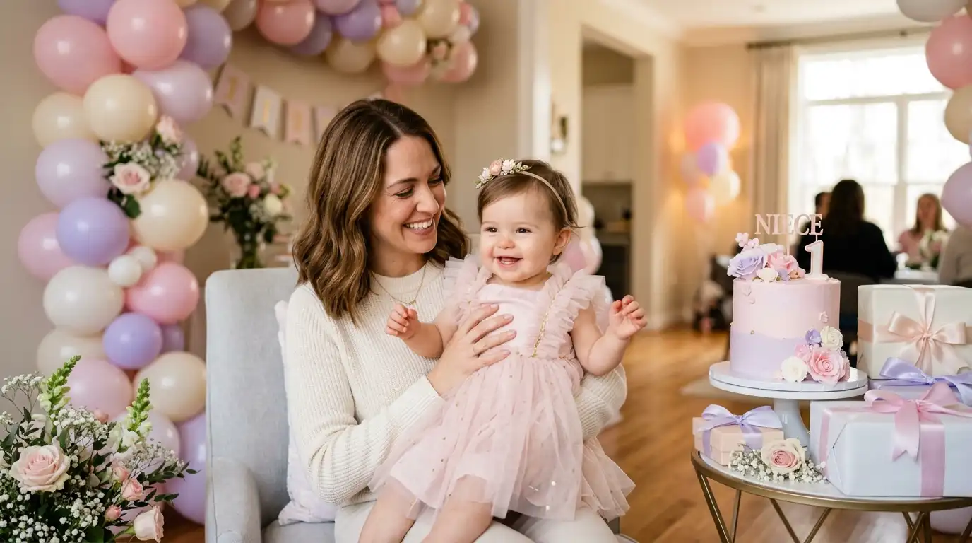 1st Birthday Wishes for Your Niece From Aunt