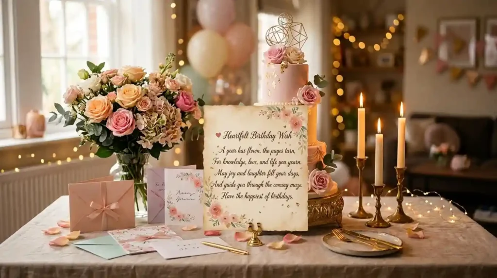 Heartfelt Birthday Wishes Poem