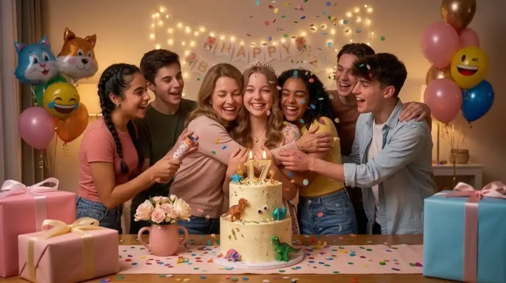 Celebration Happy 17th Birthday Wishes