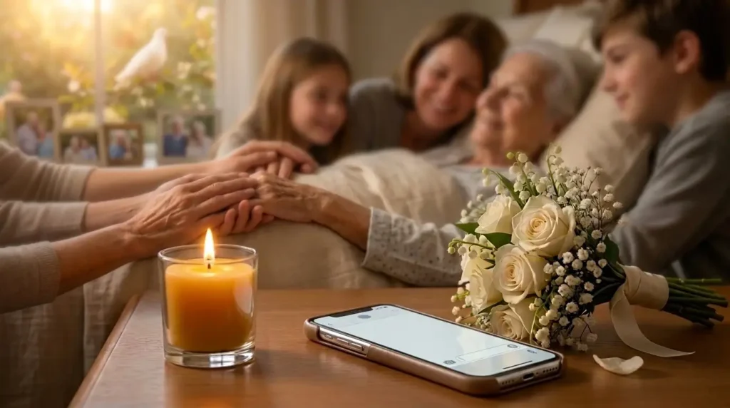End of Life Wishes for WhatsApp & Social Media