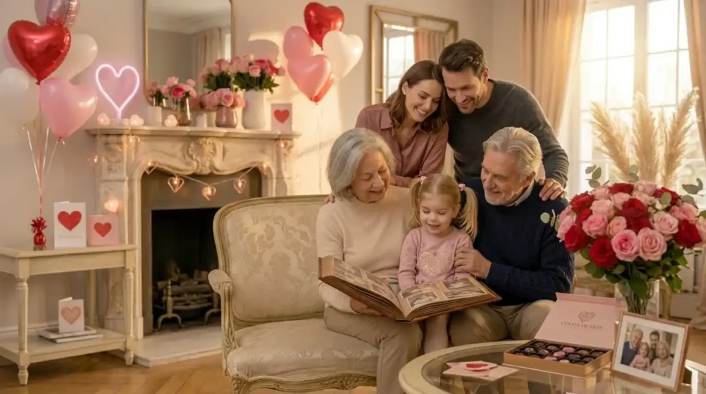 Family Valentine Wishes for Granddaughter