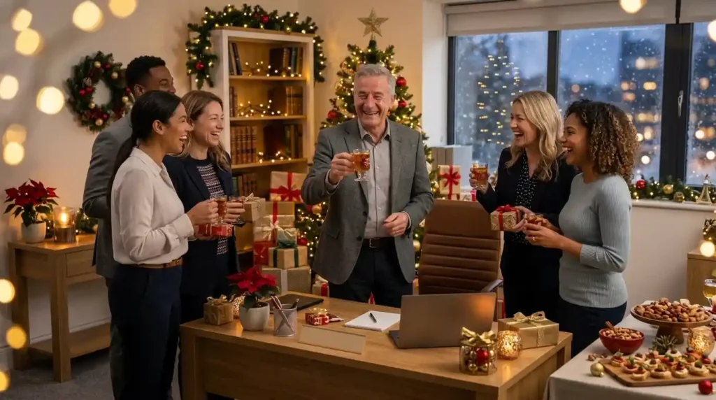 Festive Holiday Wishes for Boss