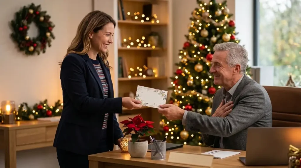 Grateful Holiday Wishes for Boss