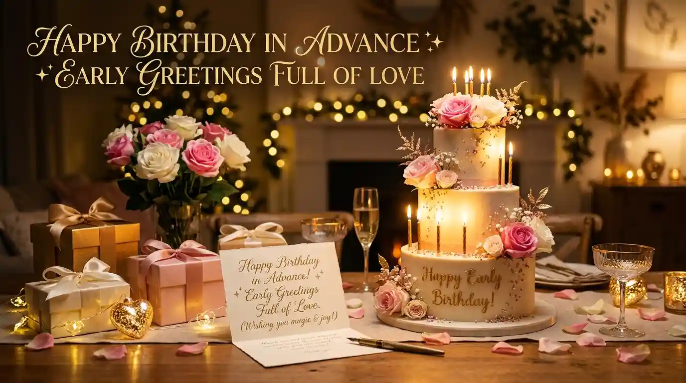 Happy Birthday in Advance Wishes