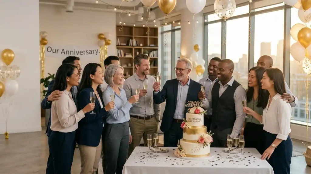 Heartfelt Company Anniversary Wishes Messages