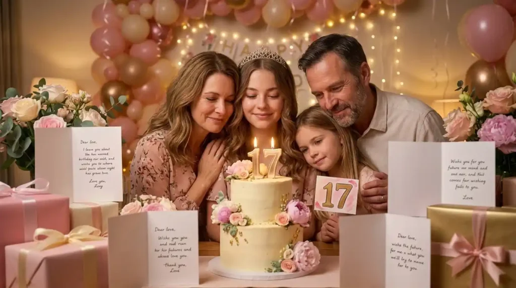 Heartfelt Happy 17th Birthday Wishes