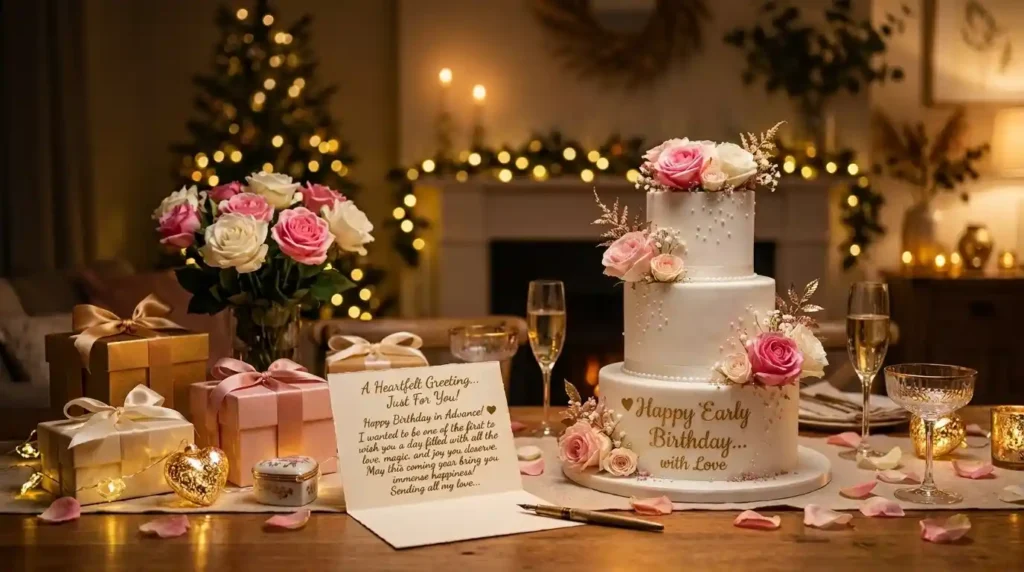 Heartfelt Happy Birthday in Advance Wishes