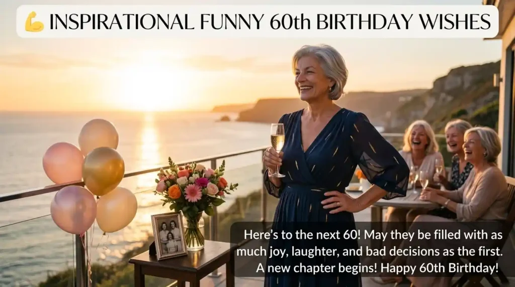 Inspirational Funny 60th Birthday Wishes