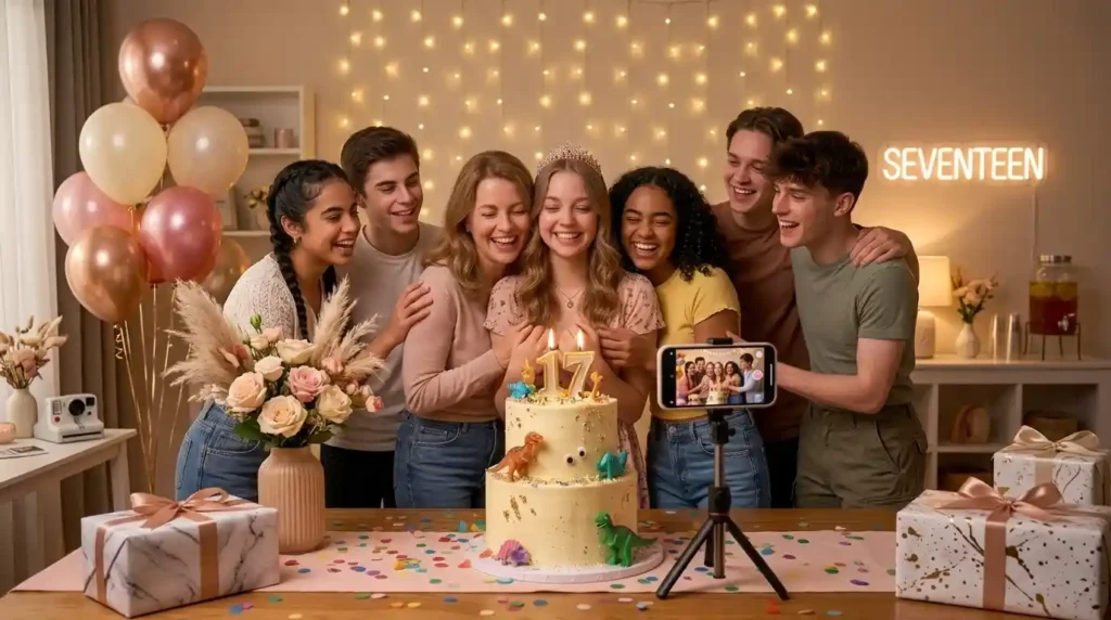 Social Media Happy 17th Birthday Wishes