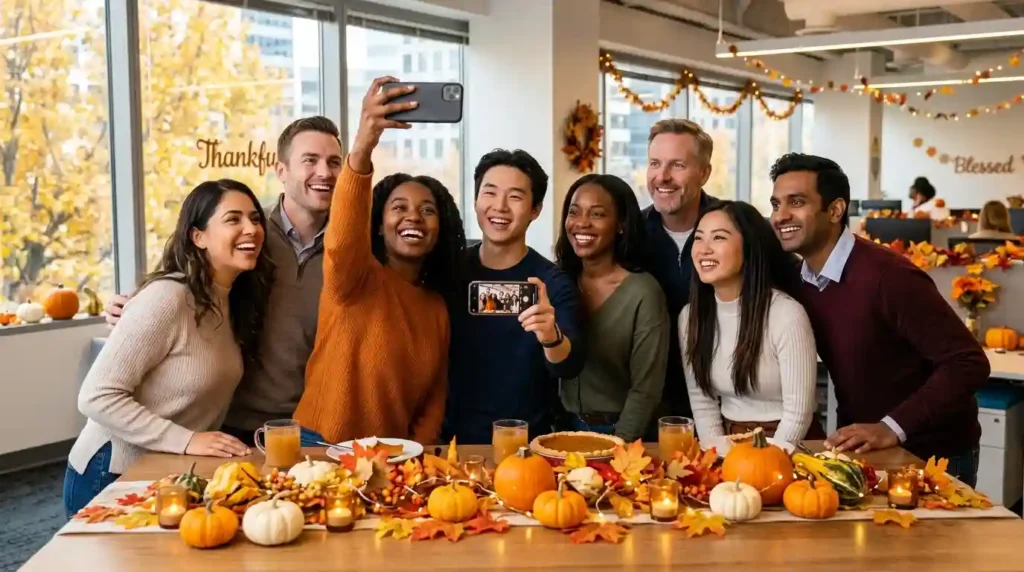 Thanksgiving Wishes for Employees on Social Media